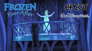frozen ever after with plexiglass dividers on ride low light hd pov epcot disney world 2020 12 30
