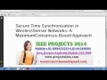 Secure Time Synchronization in WirelessSensor Networks A MaximumConsensus Based Approach
