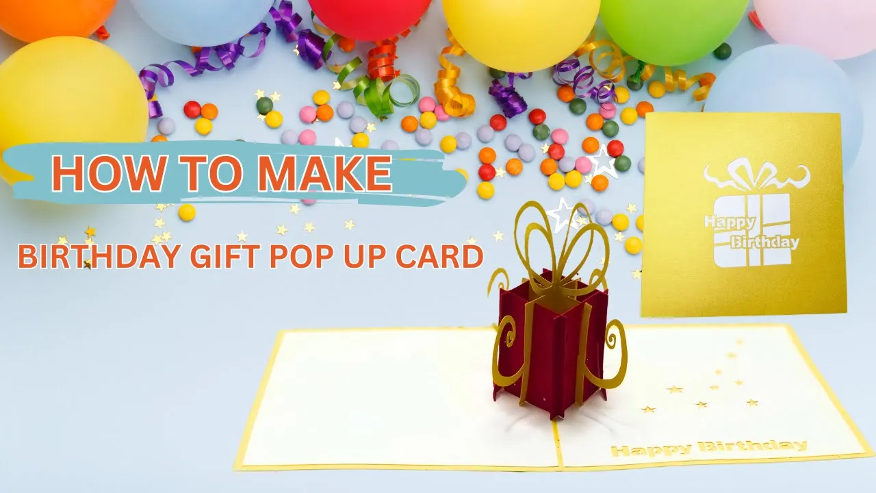 Gift Box Pop-Up Card Templates – Free SVG Download for Creative DIY Projects