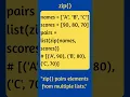 Python Zip Unzip Trick