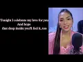 Tonight i celebrate my love (Peabo Bryson and Roberta Flack) female part only | Cover by Catherine