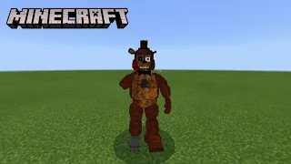 minecraft pe animatronics do fnaf 2 vers o halloween
