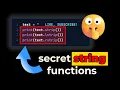 5 Secret Python String Functions That Will Change Everything