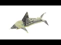 Money Dollar Bill Origami Shark Tutorial - 100 US Dollar Bill Shark