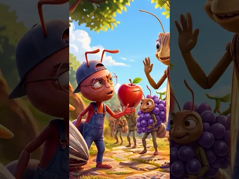 La Cigarra y la Hormiga 🐜🎻 | Cuentos infantiles para dormir