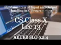 Assignment Operators in C SLO 9 2 4 Lec 13 Class X CS