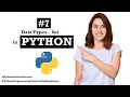 Python Data Type-Set Python for Data Science Python Programming Tutorial