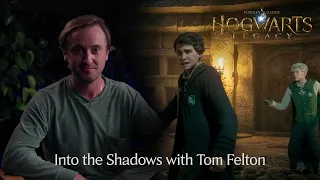 hogwarts legacy into the shadows with tom felton