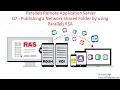 Parallels Remote Application Server 07 - Publishing a Network Folder from an RD Session Host
