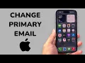 How To Change Apple Account Primary Email Address On Your iPhone