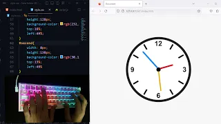 ASMR Programming - Clock Design With JS