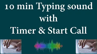 Download Typing keyboard Sound - 10 min Timer MP3