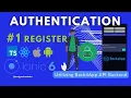 Ionic React 6 Type Script - Register Page With Parse Back4app MongoDB