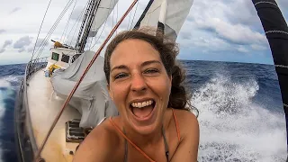 SQUALLS for breakfast! SAILING AWAY from the Solomons Islands, Part 1⛵️🌊 (Expedition Drenched Ep.97)