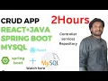 React FULL Stack APP CRUD APP -