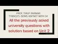 TYBSc IT -C with ASP NET-Unit 2 Complete - with all previously asked most imp questions