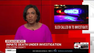 SLED called to investigate inmate death at Colleton County Detention Center