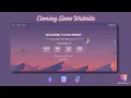 How to make Coming Soon Landing Page FULL HTML CSS JavaScript Tutorial