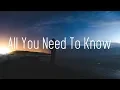 Download Lagu Gryffin \u0026 Slander - All You Need To Know (Lyrics) ft. Calle Lehmann