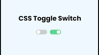 CSS Toggle Switch How to make CSS Switch Toggle No JavaScript