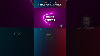 Neon animation for cursor