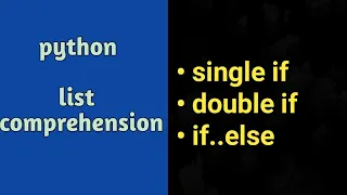 Python List Comprehension Alternate to for loop if else in one line