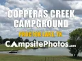 Copperas Creek Campground - Proctor Lake TX