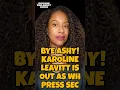Bye Ashy Karoline Leavitt Quits as White House Press Secretary