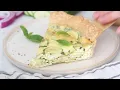 Three-Cheese Zucchini Quiche