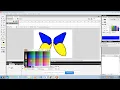 How to make a butterfly animation in Macromedia flash professional 8
