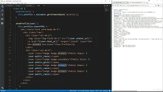 JavaScript API Projects - Github Finder Part 3