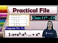 P 2 - Class 11 CS
