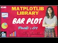 Matplotlib library bar plot part 01 data analysis data science exploratory data analysis