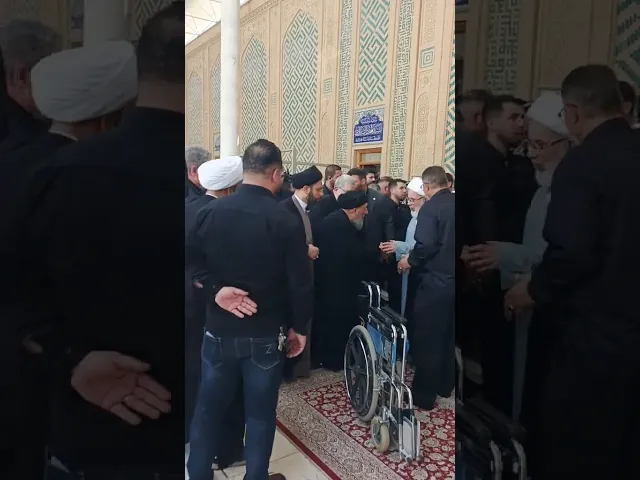 ⁣السيد محمد تقي الحكيم مع الشيخ عبد المهدي الكربلائي