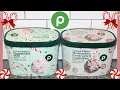 Publix Ice Cream Peppermint Stick and Marshmallow Candy Cane Cookie Blast Review