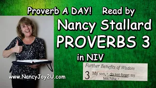 The Book of Proverbs Chapter 3 in NIV - Read Nancy Stallard