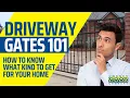 Driveway Gates 101 From Material to Size How to Find the Perfect Gate for Your Home