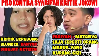 Download Pro Kontra Syarifah Fadiyah Alkaff Kritik Joko Widodo Hingga Prabowo Gibran !! MP3