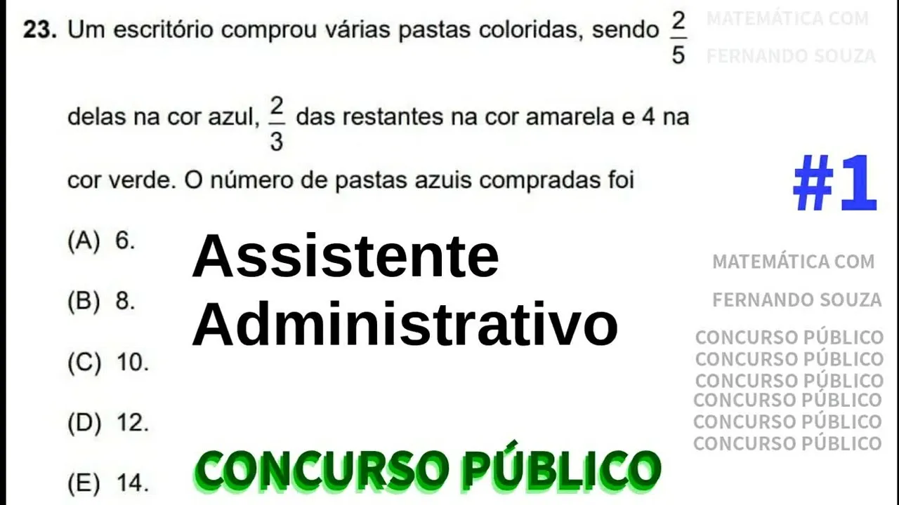 Assistente Administrativo Questões de Concurso Público