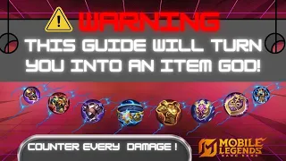 The Greatest Item Guide in Mobile Legends History Part 1 Defense Items Build like a pro