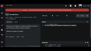 Codewars Sum Mixed Array Python 8 kyu