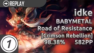 Idke BABYMETAL Road Of Resistance Crimson Rebellion 98 38 582pp 2 1 Miss 