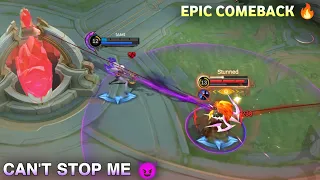 NEW HERO OBSIDIA IS BROKEN! 💀 INSANE EPIC COMEBACK 🔥 | Mobile Legends