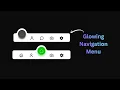 Glowing Navigation Menu using HTML CSS Modern Navbar Animation