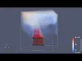 CFD Room Heating by a Radiator Natural Convection Simulation