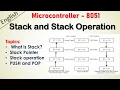 Stack and Stack pointer in 8051 8051 Stack operation explained
