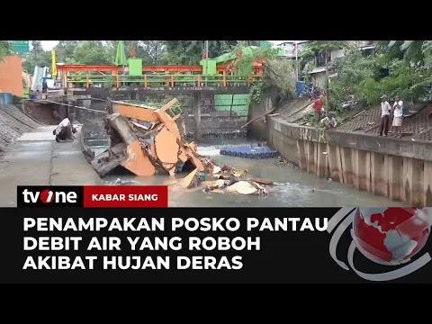 Posko Pintu Air Ambles Menutupi Aliran Kali Grogol
