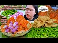 PEDAS SAMPE TERLILIT🥵 MODEL IKAN PALEMBANG SAMBAL MERCON BAWANG MERAH MENTAH CABE RAWIT UTUH MUKBANG