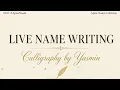 LIVE Soft Name Writing Write Your Name in Real Time