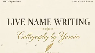 LIVE Soft Name Writing Write Your Name in Real Time